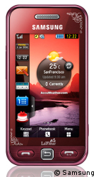 In der "La Fleur"-Edition wird das Samsung S5230 durch eine Blumengravur verziert